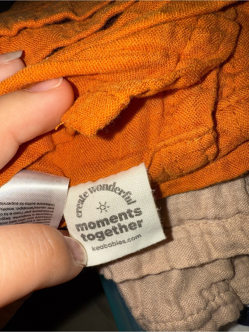 Swaddle Baby Blankets - Set of 4 (Rust, Taupe, Cocoa, Cream) - Picture 5 of 5